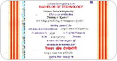 RGPV Degree, scanned certificate